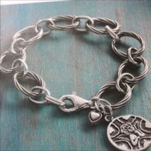Silpada guardian angel charm bracelet